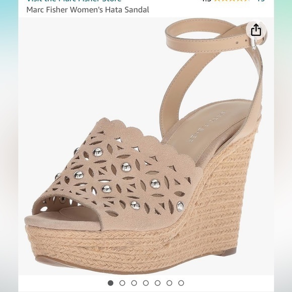 Marc fisher women’s Hata wedges‎ size 6 great new condition - Picture 1 of 8